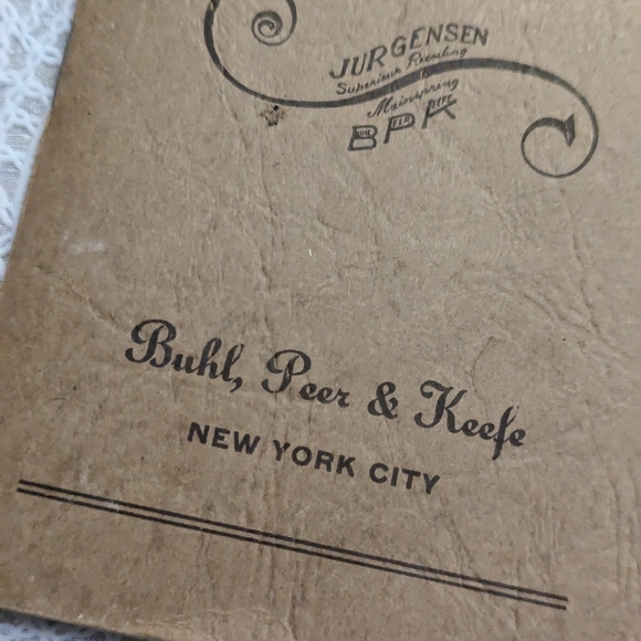 6/$60 Jurgensen Main Spring Chart by Buhl, Peer & Keefe NY Watchmaker booklet - Picture 8 of 11